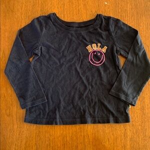 🍓3/$10 GAP Navy Toddler Long Sleeve Shirt size 2T